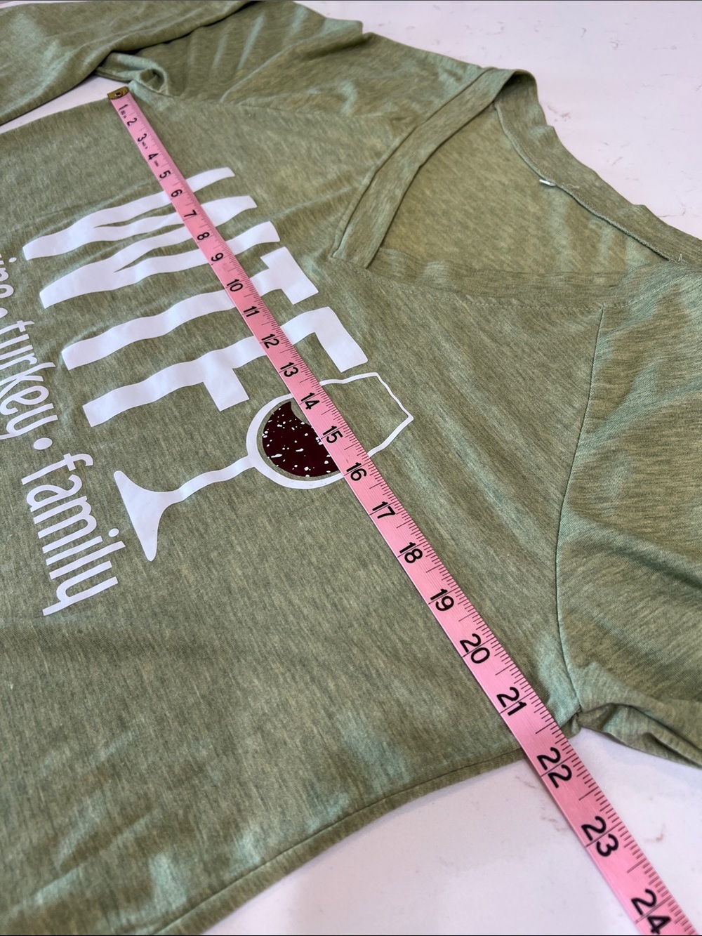 WTF Wine Turkey Family Thanksgiving Graphic Tee XL - Picture 5 of 6